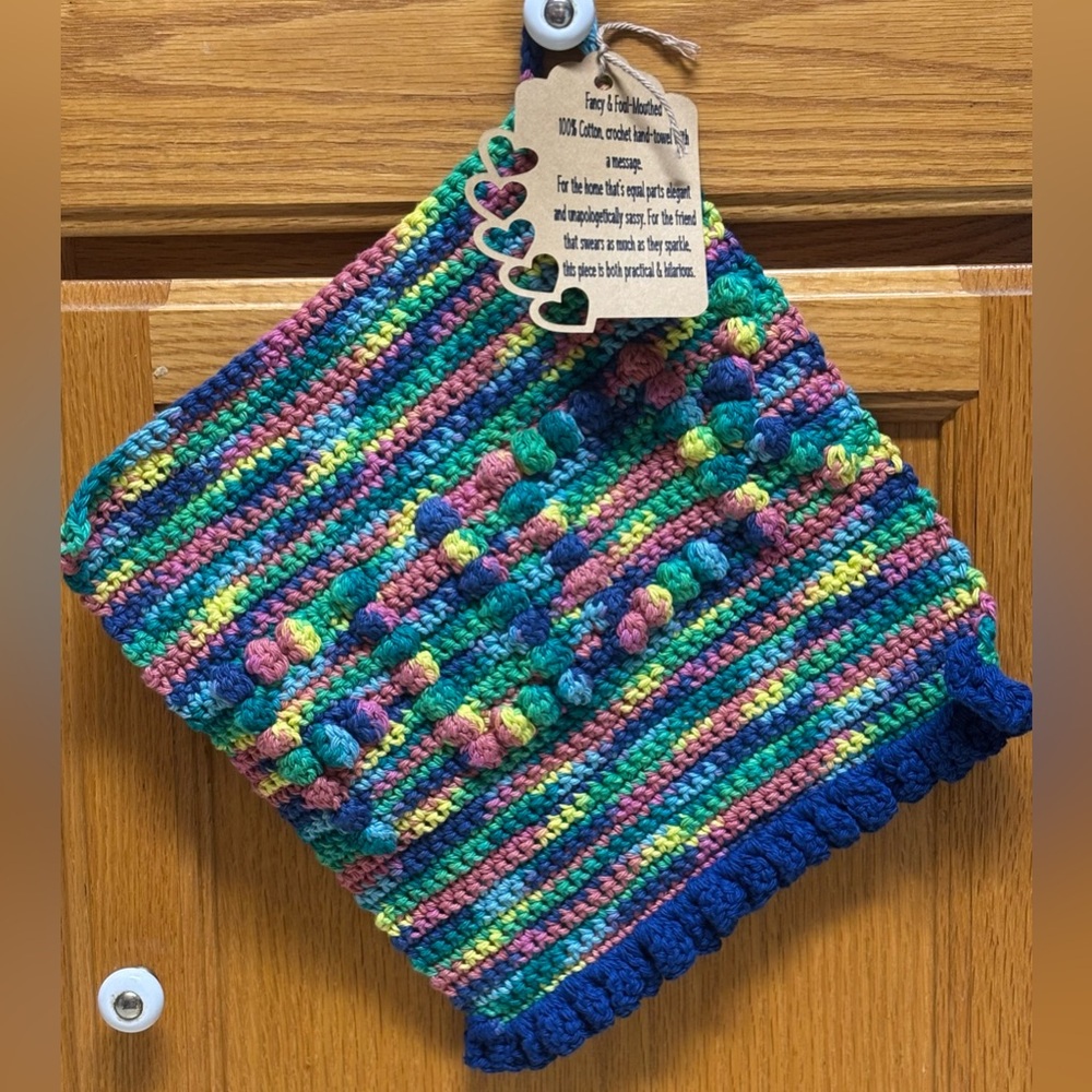 Handmade F*CK Cotton Hand-towel